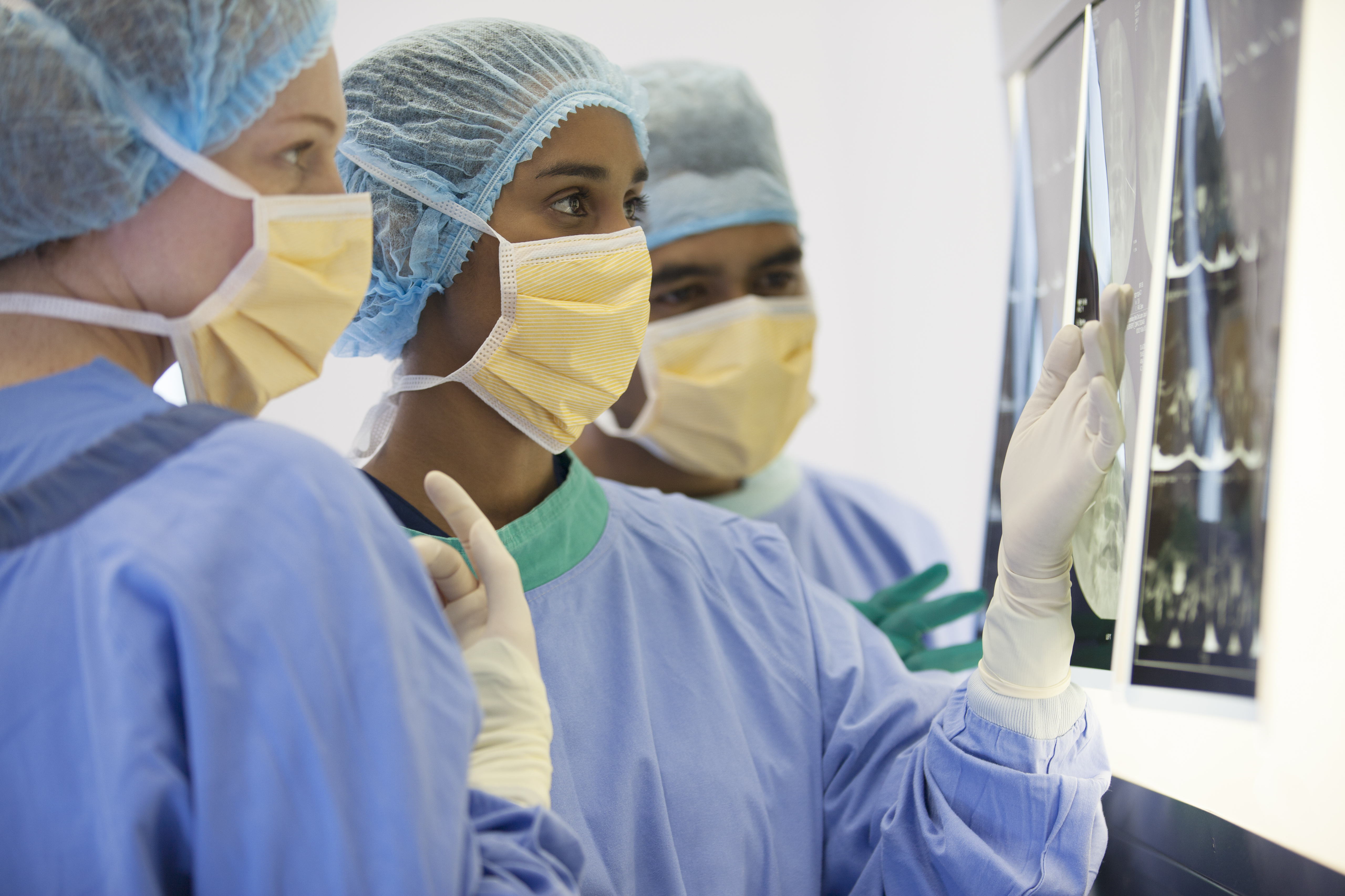 Hospital workers
