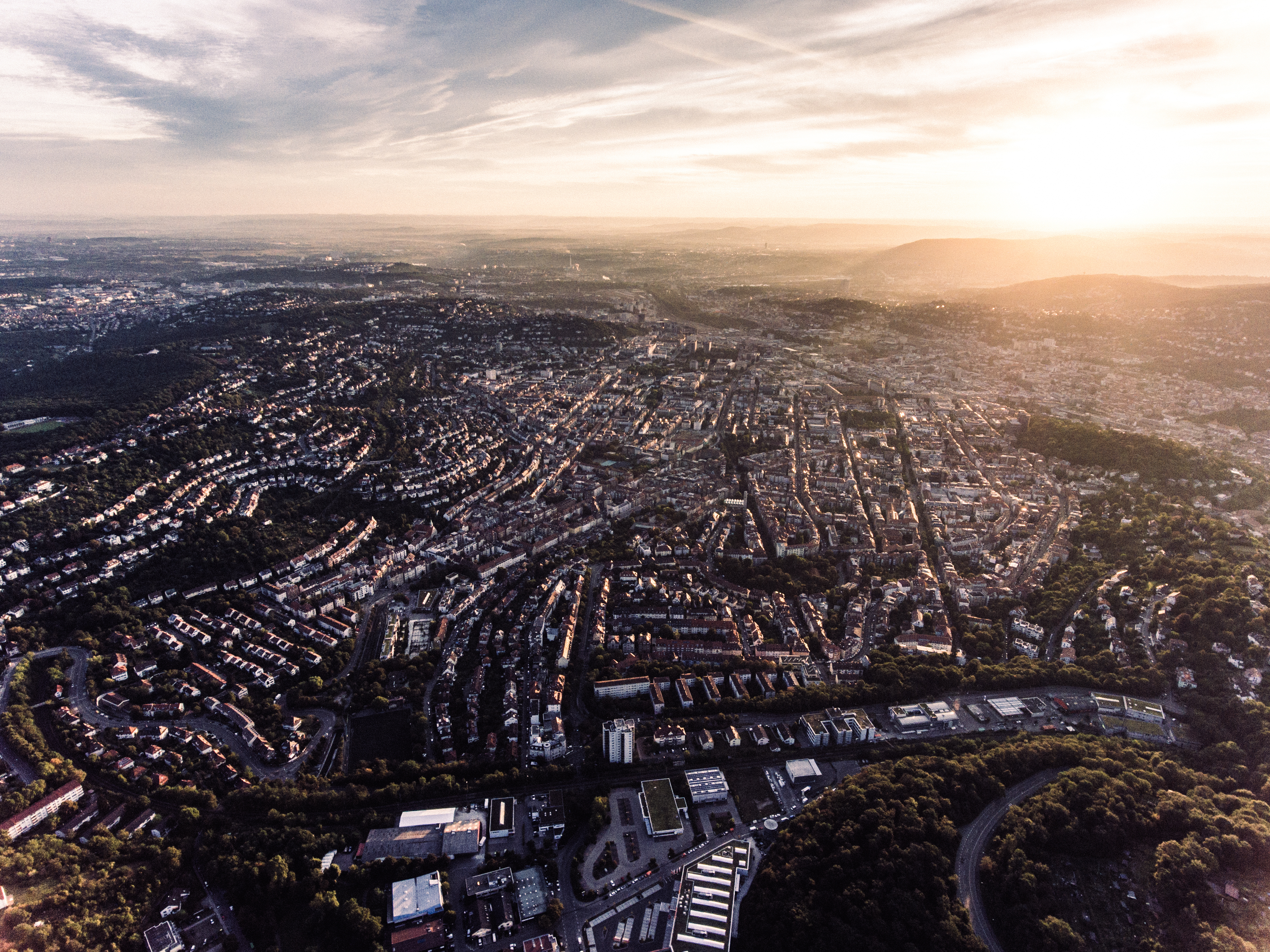 City from above