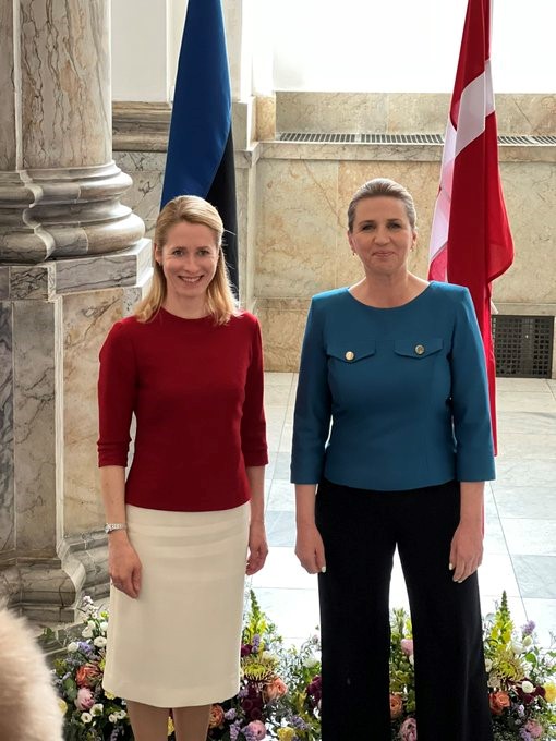Kaja Kallas meets Mette Frederiksen