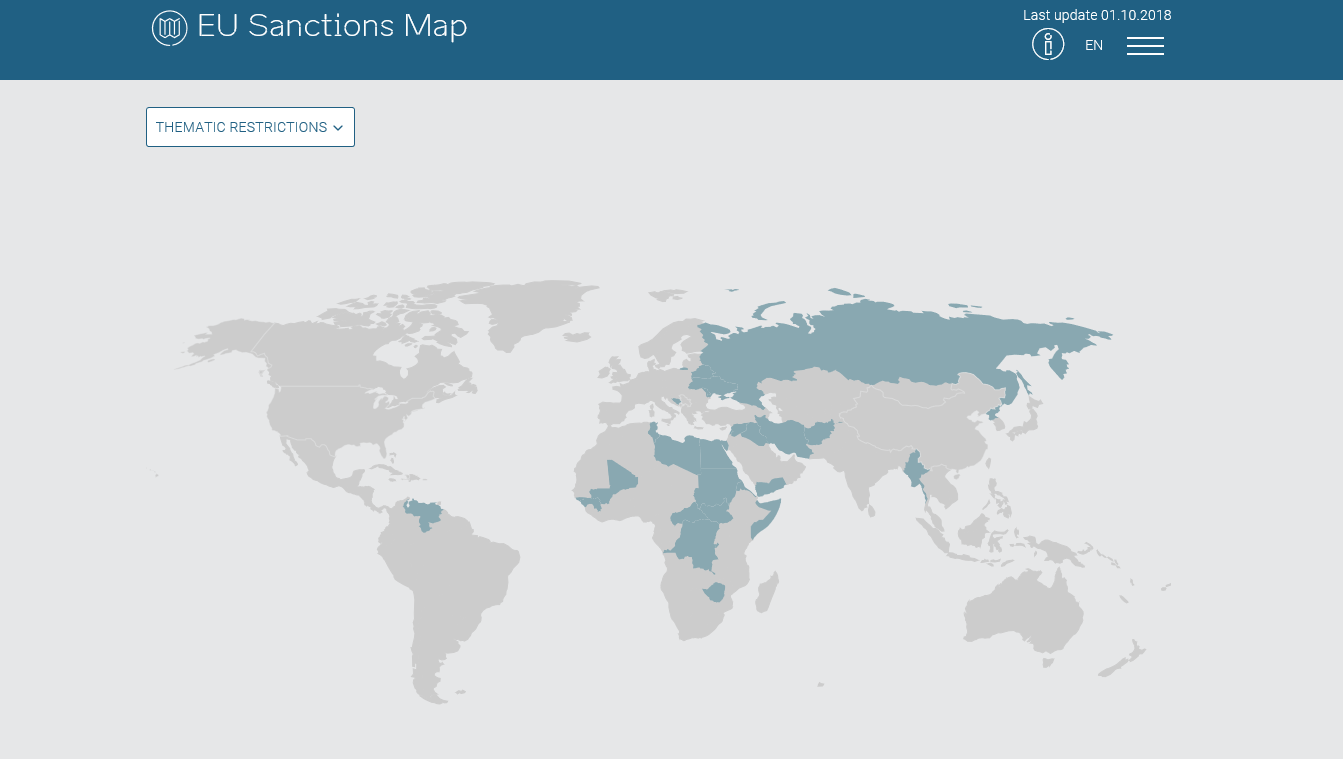 EU Sanctions Map