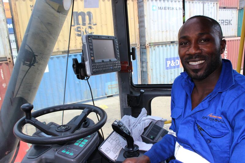 truckfrer i containerhavn