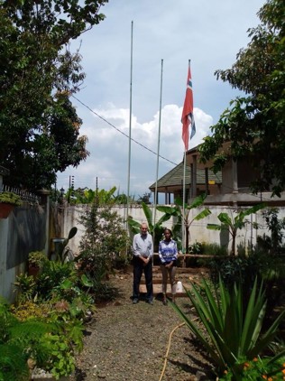 The Consul has striked the Danish flag