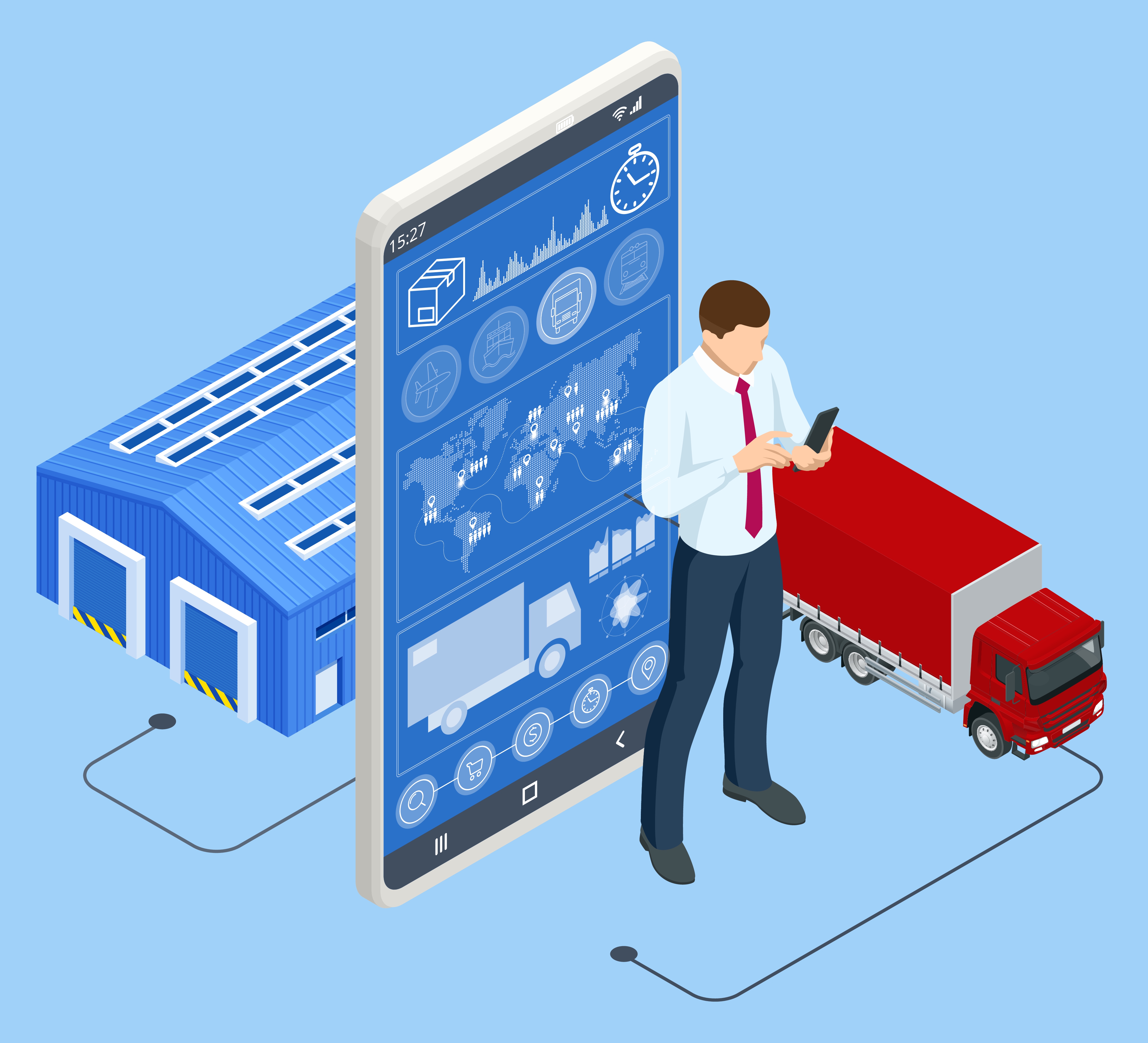 Mobil backend for å støtte netthandel